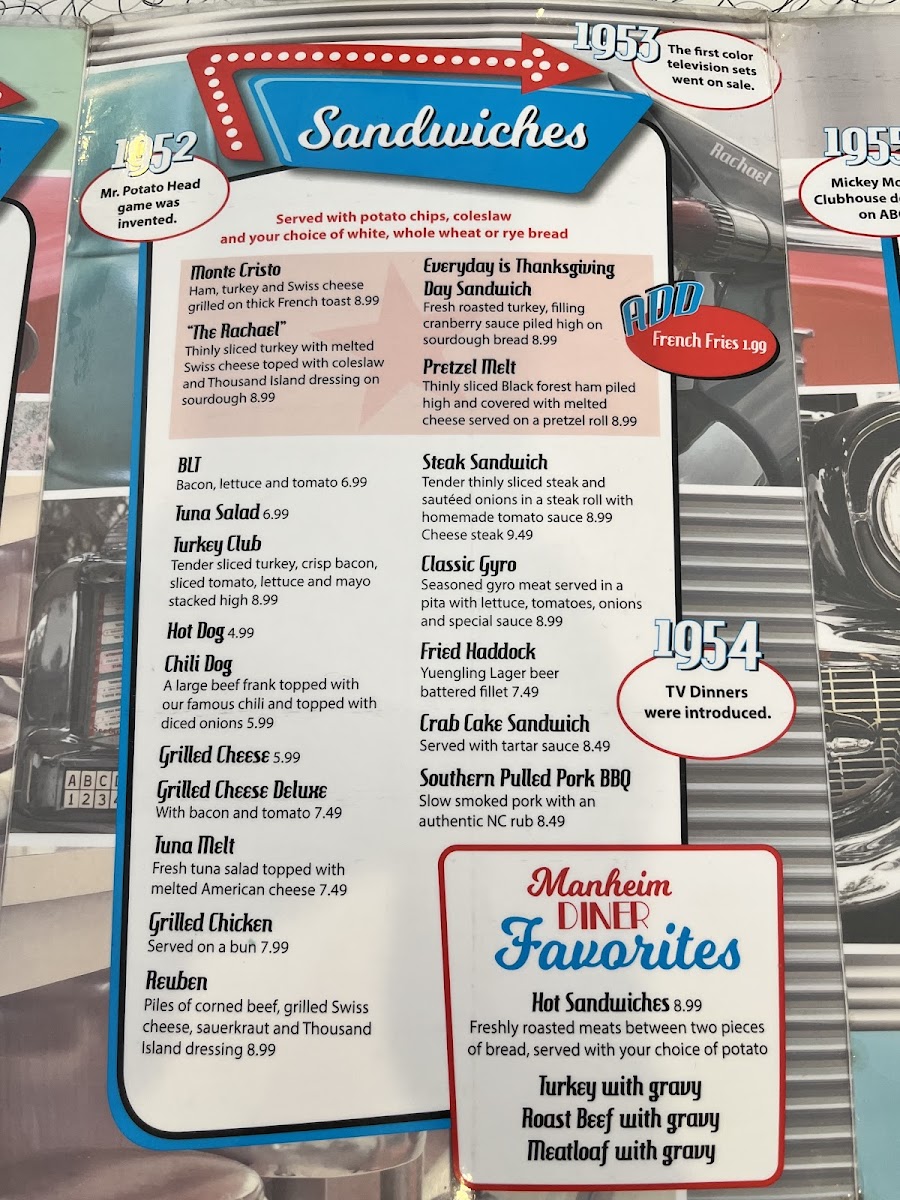 Manheim Diner Menu - Image 5